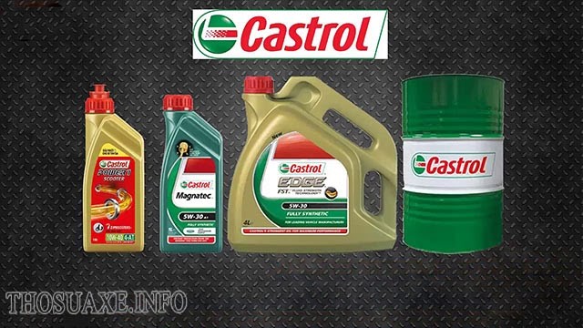 Các sản phẩm dầu nhớt Castrol cho ô tô
