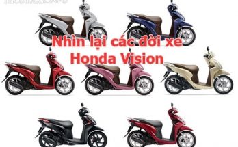 Cùng nhìn lại các đời xe Honda Vision từ khi ra mắt đến nay