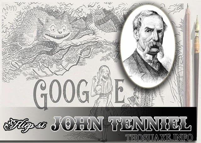 Google vinh danh Hiệp sĩ John Tenniel nhân dịp 200 năm ngày sinh