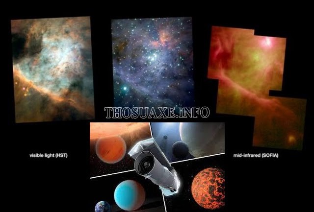 Hình ảnh vũ trụ và quan sát được qua kính thiên văn Spitzer của NASA