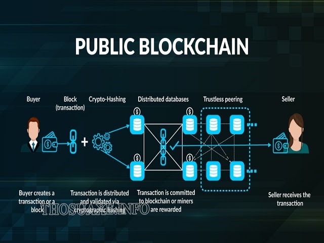 Minh họa một hệ thống Public Blockchain