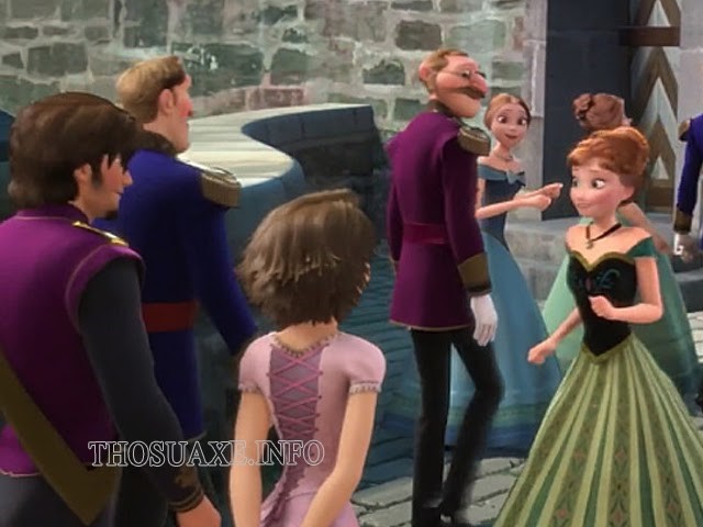 Hình ảnh cặp đôi của phim Tangled trong Frozen