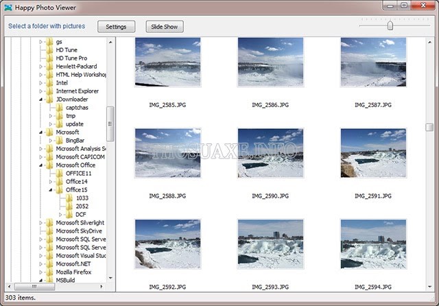 Phần mềm đọc file ảnh Happy Photo Viewer