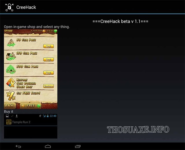 Ứng dụng hack speed game cho Android CreeHack không cần root can thiệp