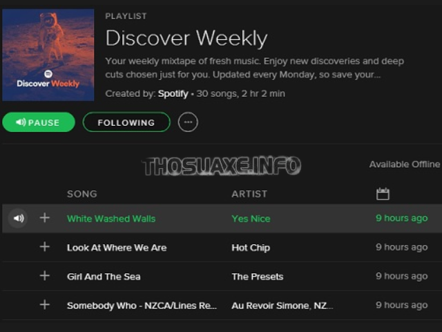 Spotify cho phép tạo playlist nhanh chóng