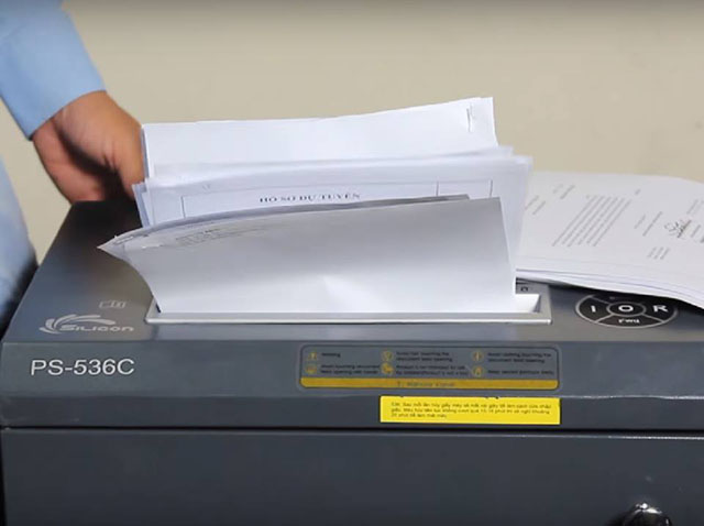 Sửa máy hủy giấy bị kẹt